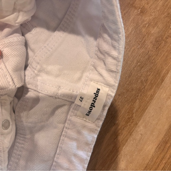 superdown Dylan Straight Denim Jean in White - Picture 6 of 7